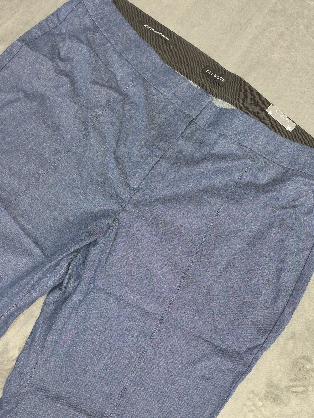 Talbots Navy Blue Boot-Cut Pants 18WP